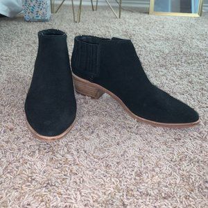 Dolce Vita black suede booties
